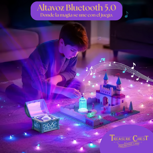 Cofre Proyector de Auroras Boreales LED