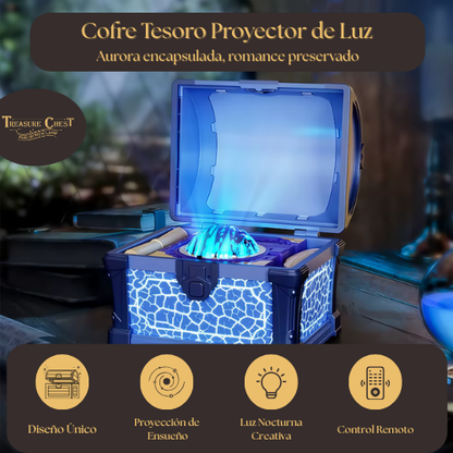 Cofre Proyector de Auroras Boreales LED