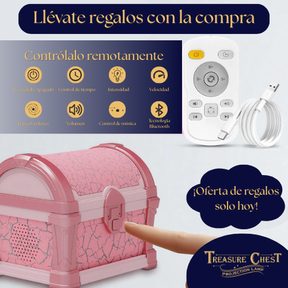 Cofre Proyector de Auroras Boreales LED