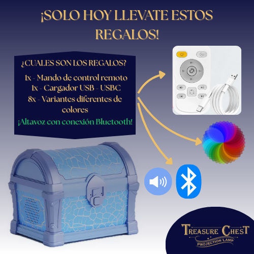 Cofre Proyector de Auroras Boreales LED